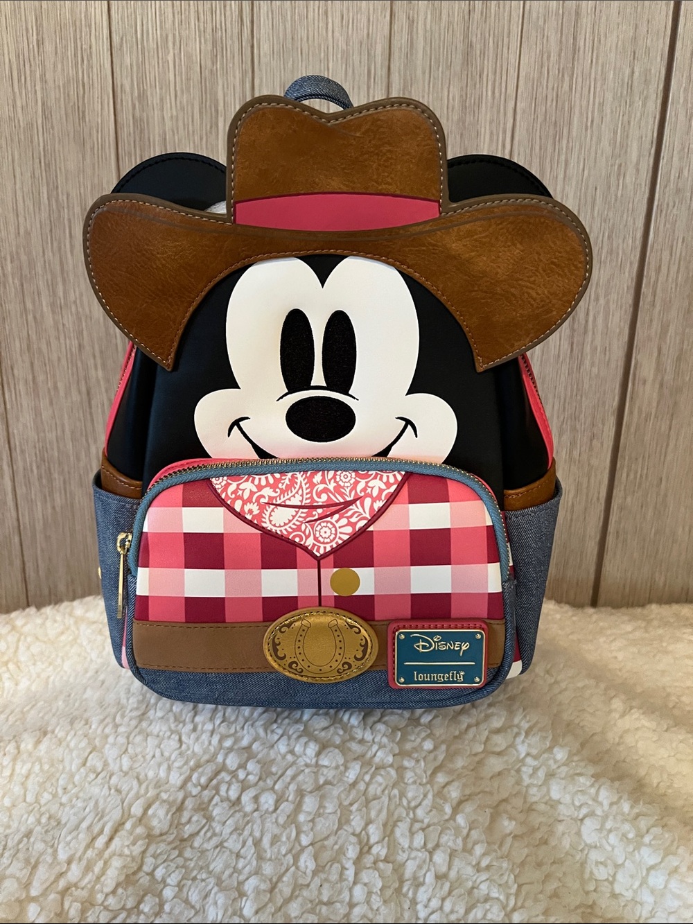 Disney Loungefly Mickey Cowboy Bag NWT